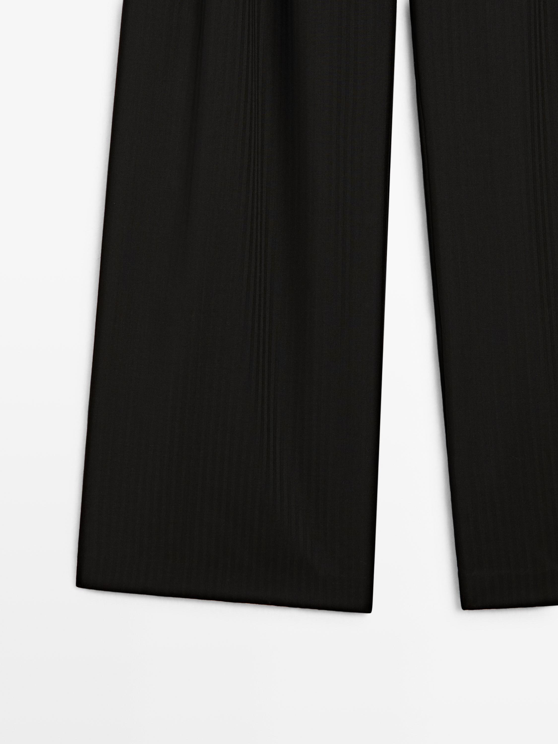 Striped trousers with darts - STUDIO